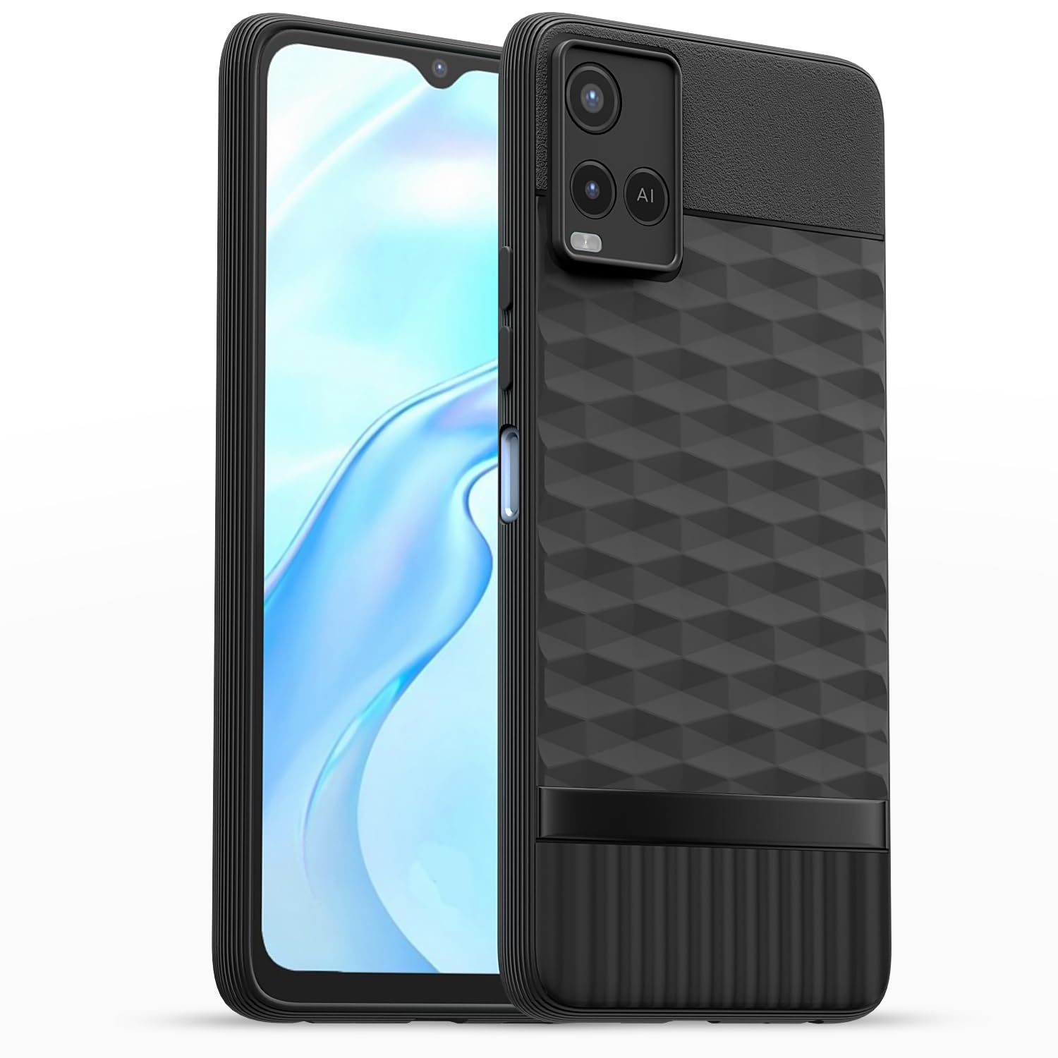  Vivo Y21 2021 / Y33s  Gencase Back Cover - Black