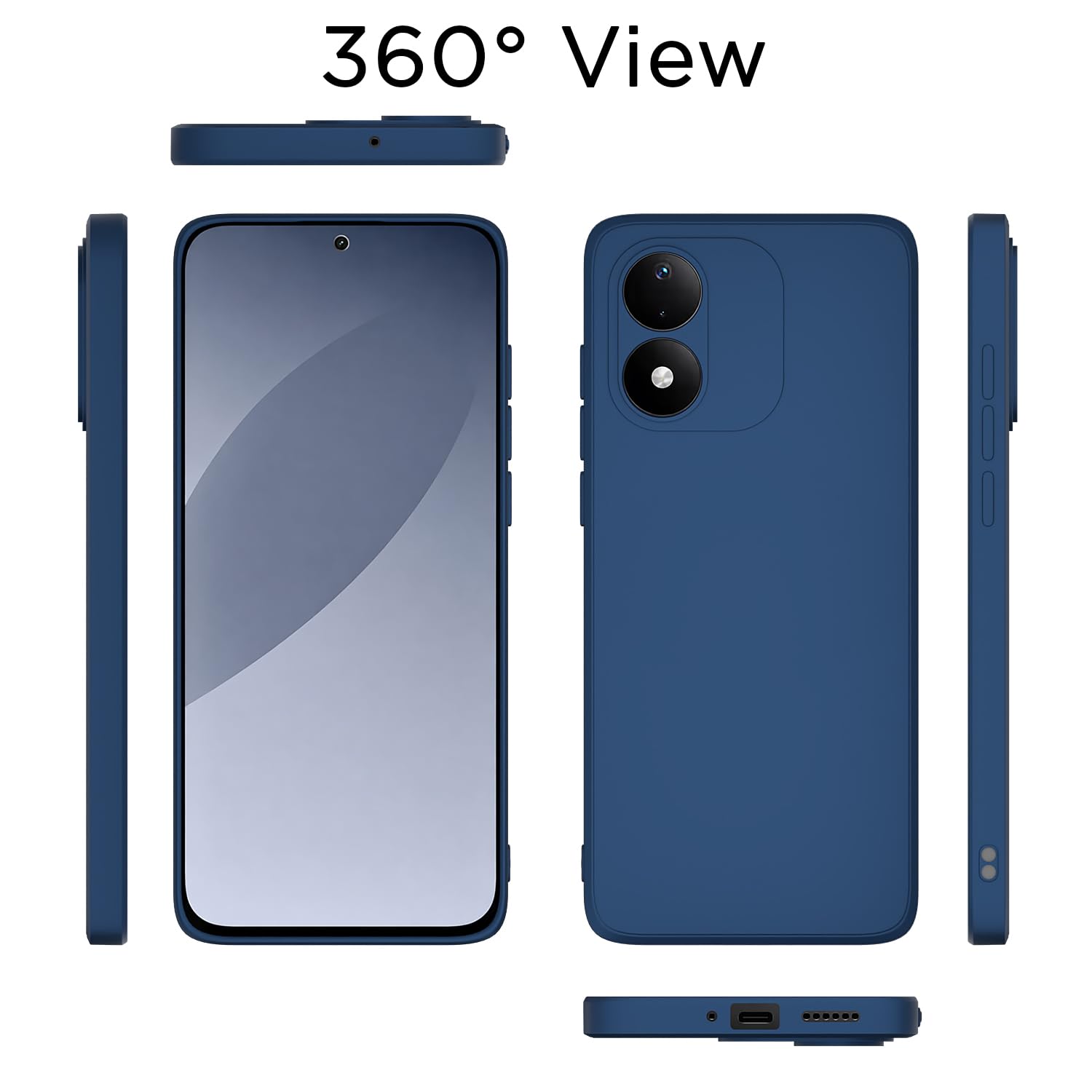 Pikkme Redmi Note 17 5G blue mobile back cover – photo 4
