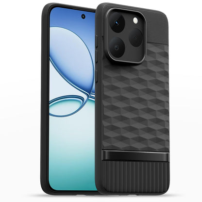 Realme 15T/Narzo 90 5G Silicone mobile cover in black by Pikkme