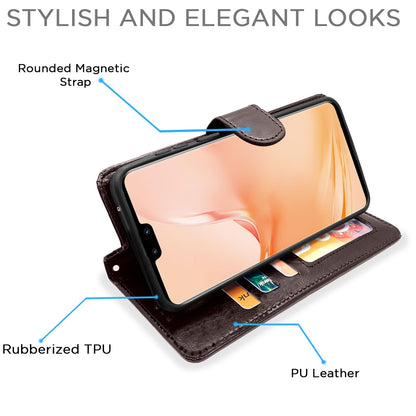 Vivo V23 Pro 5G flip case in coffee by Pikkme – photo 3