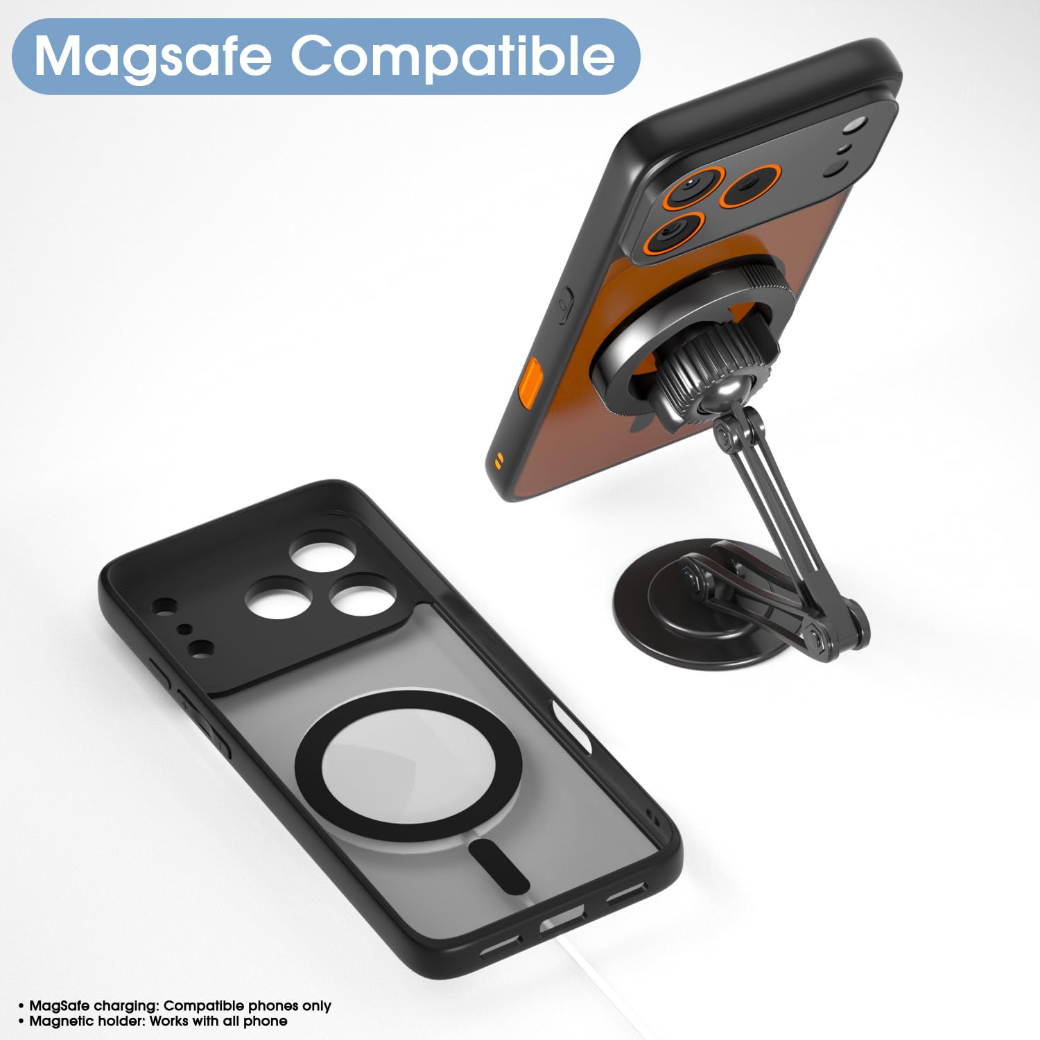 Black smoke mag-safe MagSafe phone cover for iPhone 17 Pro – Pikkme – photo 7