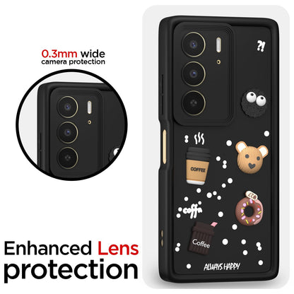 Realme C75/3D mobile cover in black by Pikkme – photo 5