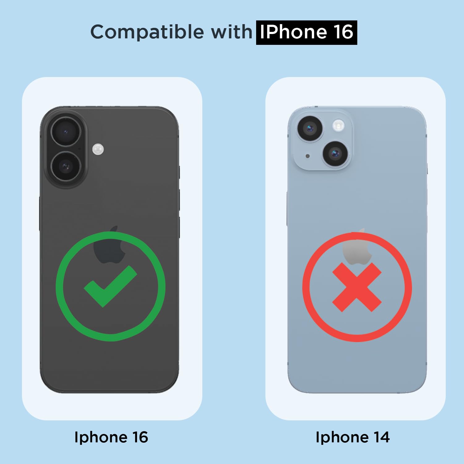 Transparent mag-safe mobile cover for iPhone 16 – Pikkme – photo 4