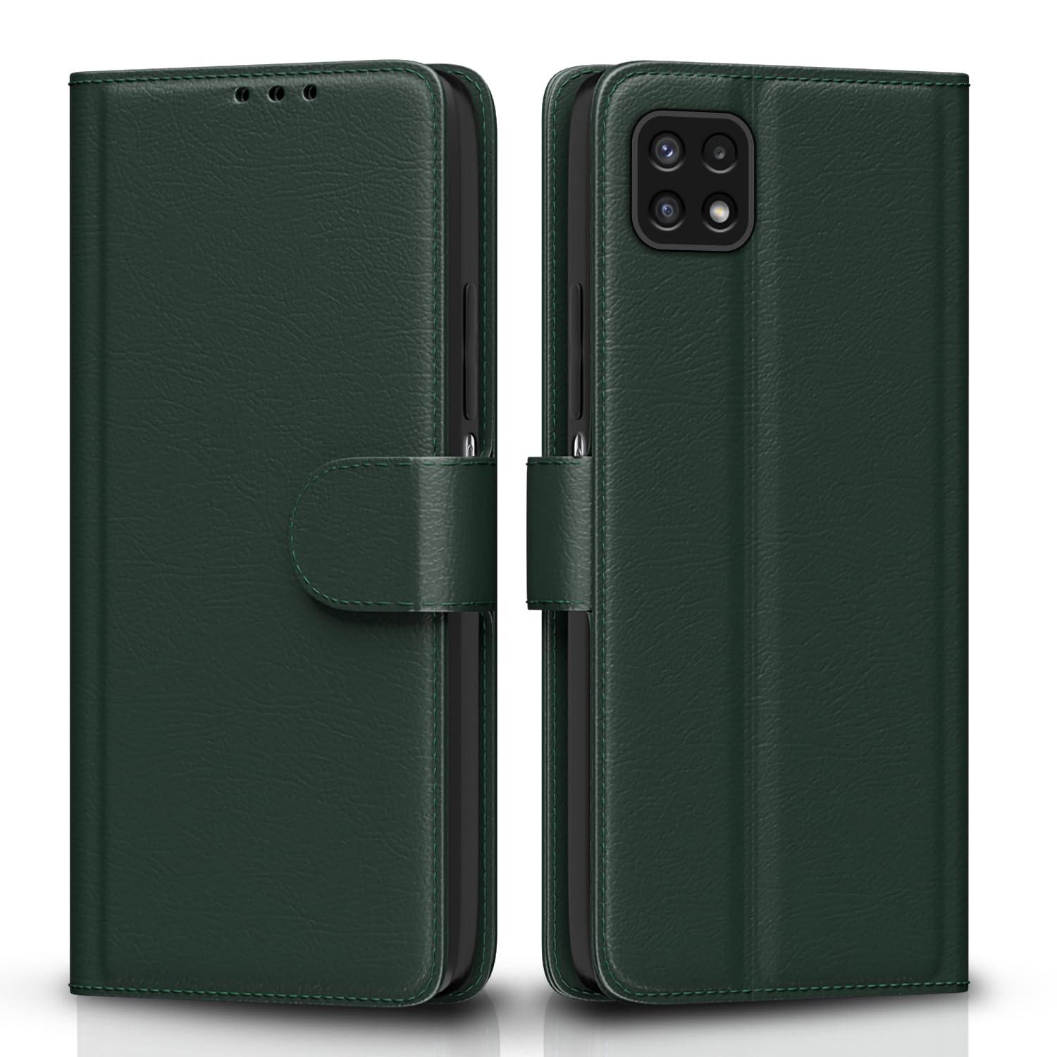 Pikkme Samsung A22/F42 5G Wallet green flip case