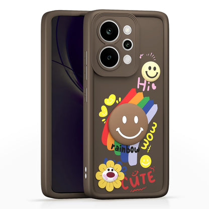 Pikkme Realme P4 Power 5G brown back cover