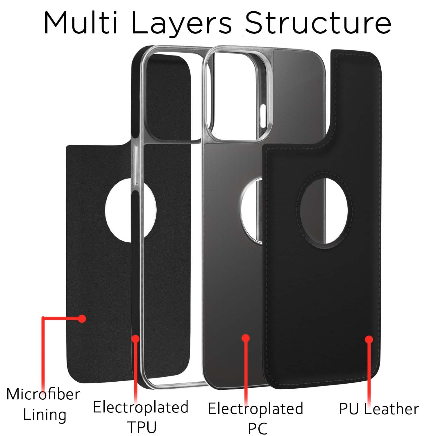 Chrome black mobile back cover for iPhone 13 Pro Max – Pikkme – photo 3