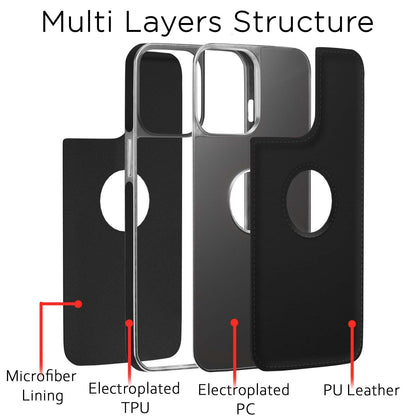 Chrome black mobile back cover for iPhone 13 Pro Max – Pikkme – photo 3
