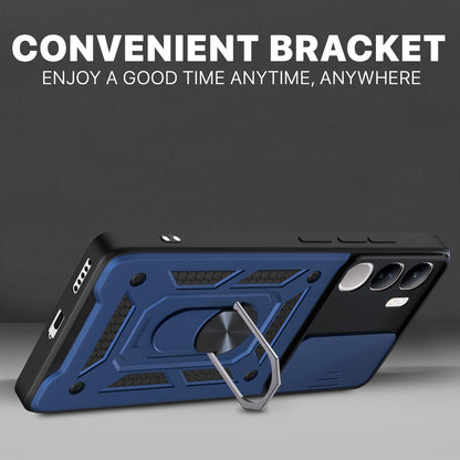 Pikkme Vivo Y300/V40 Lite 5G D10 Camera Shield blue mobile back cover – photo 3