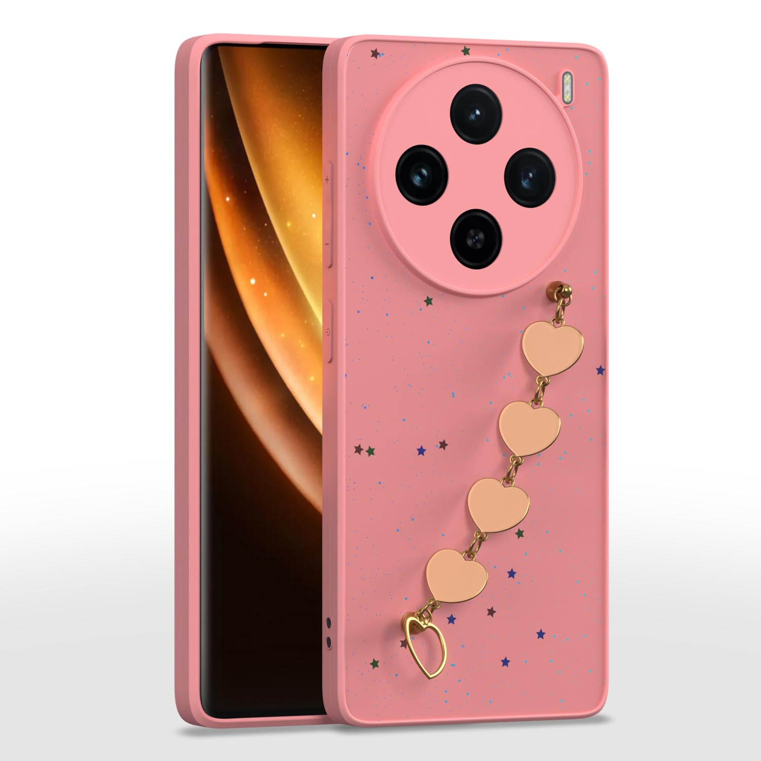 Pikkme Vivo X100 5G pink mobile back cover