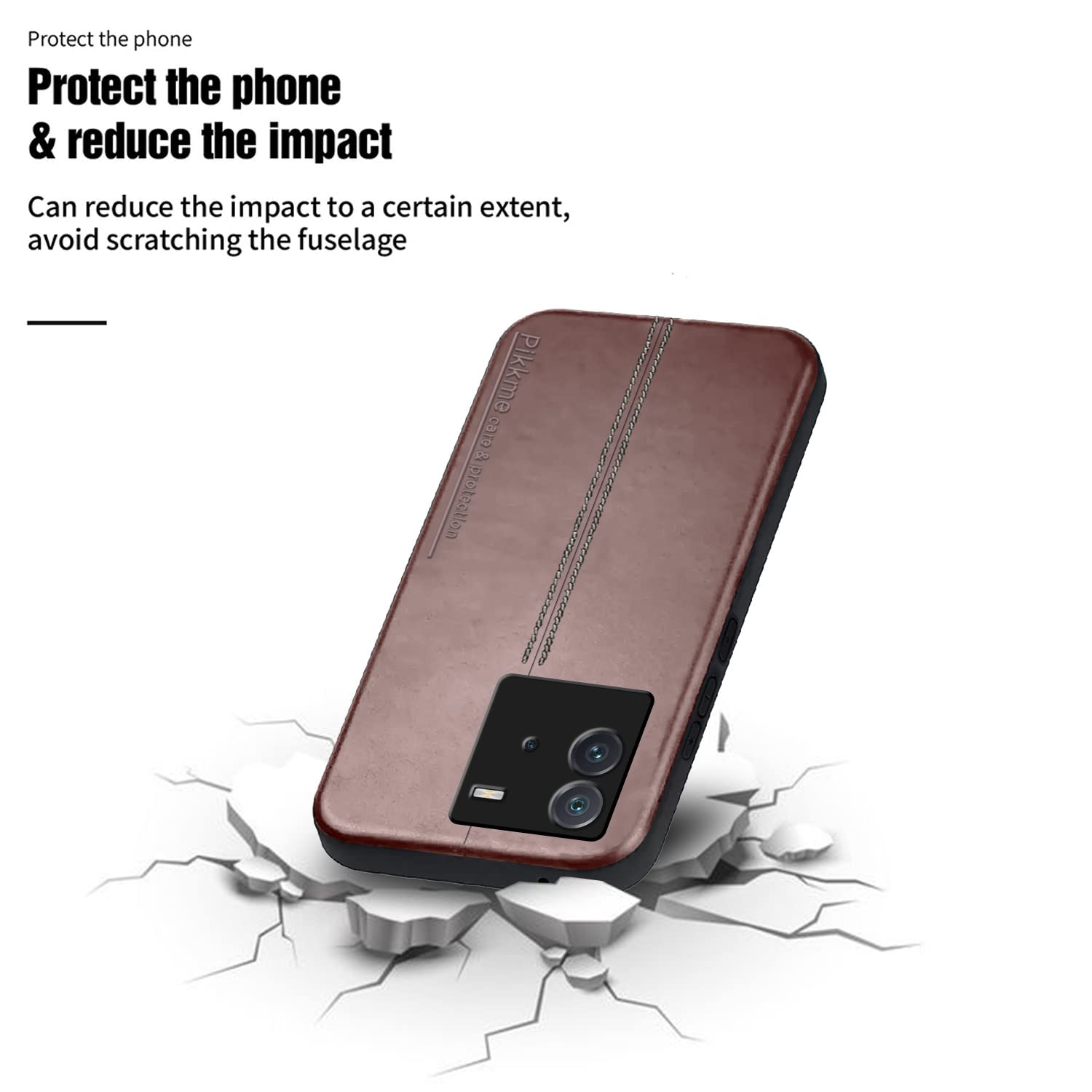 Brown Leather mobile back cover for iQOO Neo 6 5G – Pikkme – photo 7