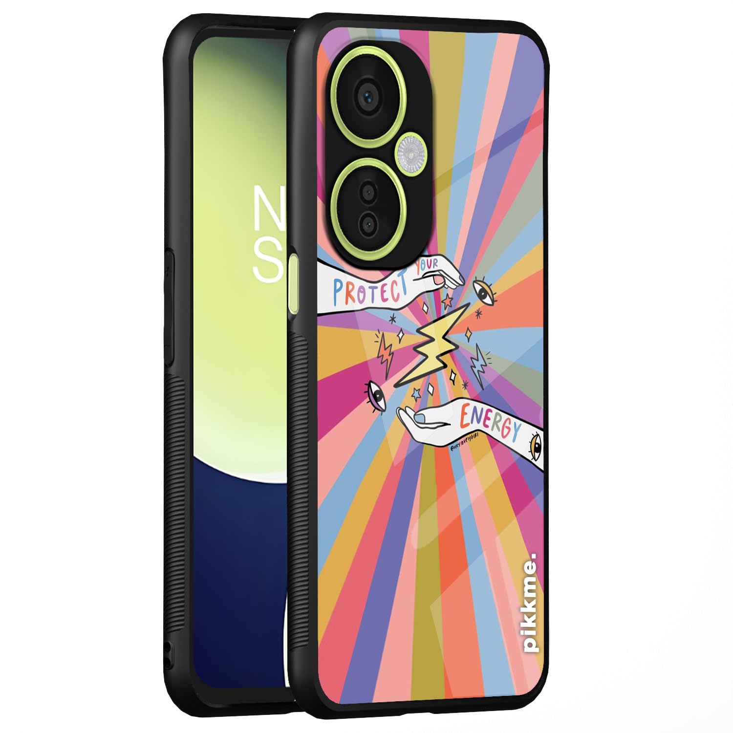 Pikkme Hybrid mobile back cover for OnePlus Nord CE 3 Lite 5G