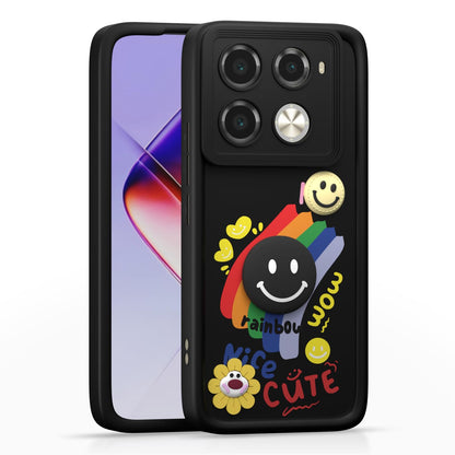 Black Soft Silicone phone cover for Infinix Note 40 Pro 5G – Pikkme