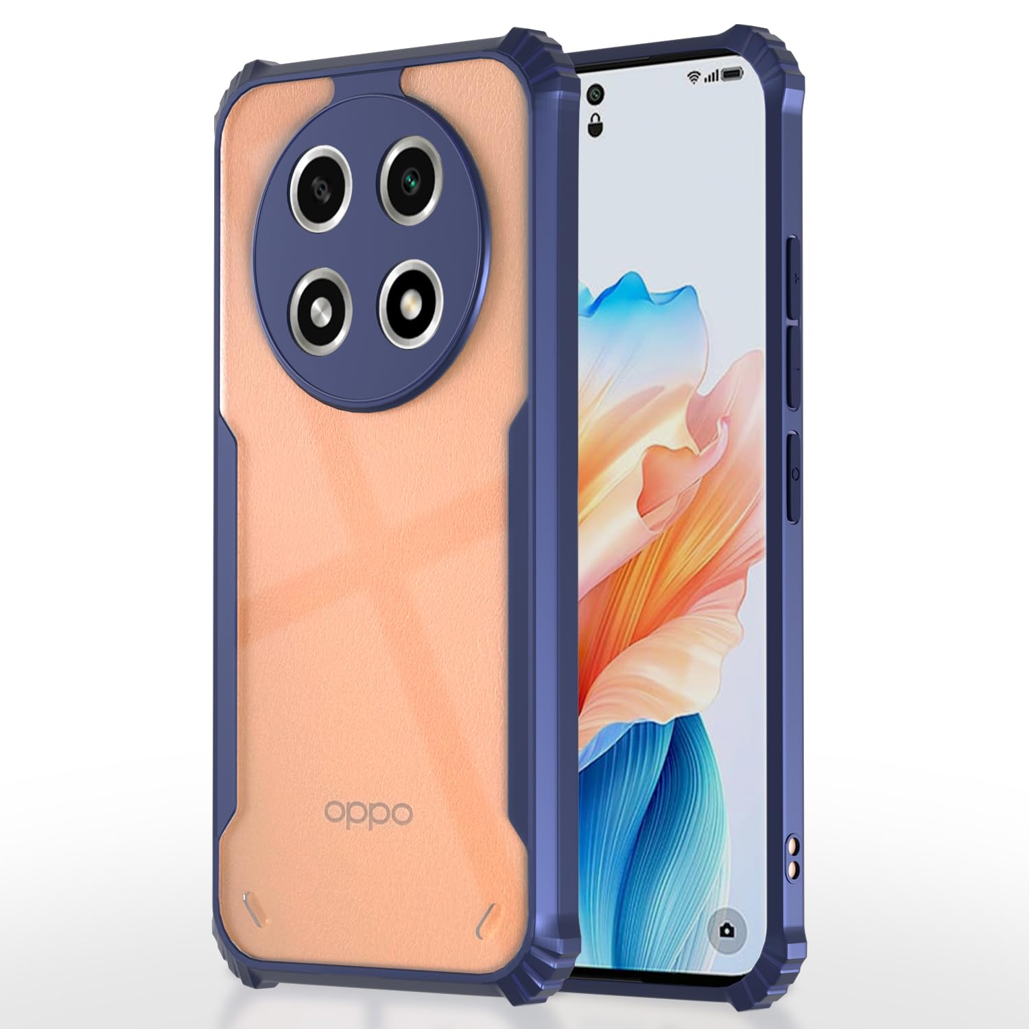 Pikkme Oppo A2 Pro 5G Clear blue mobile back cover