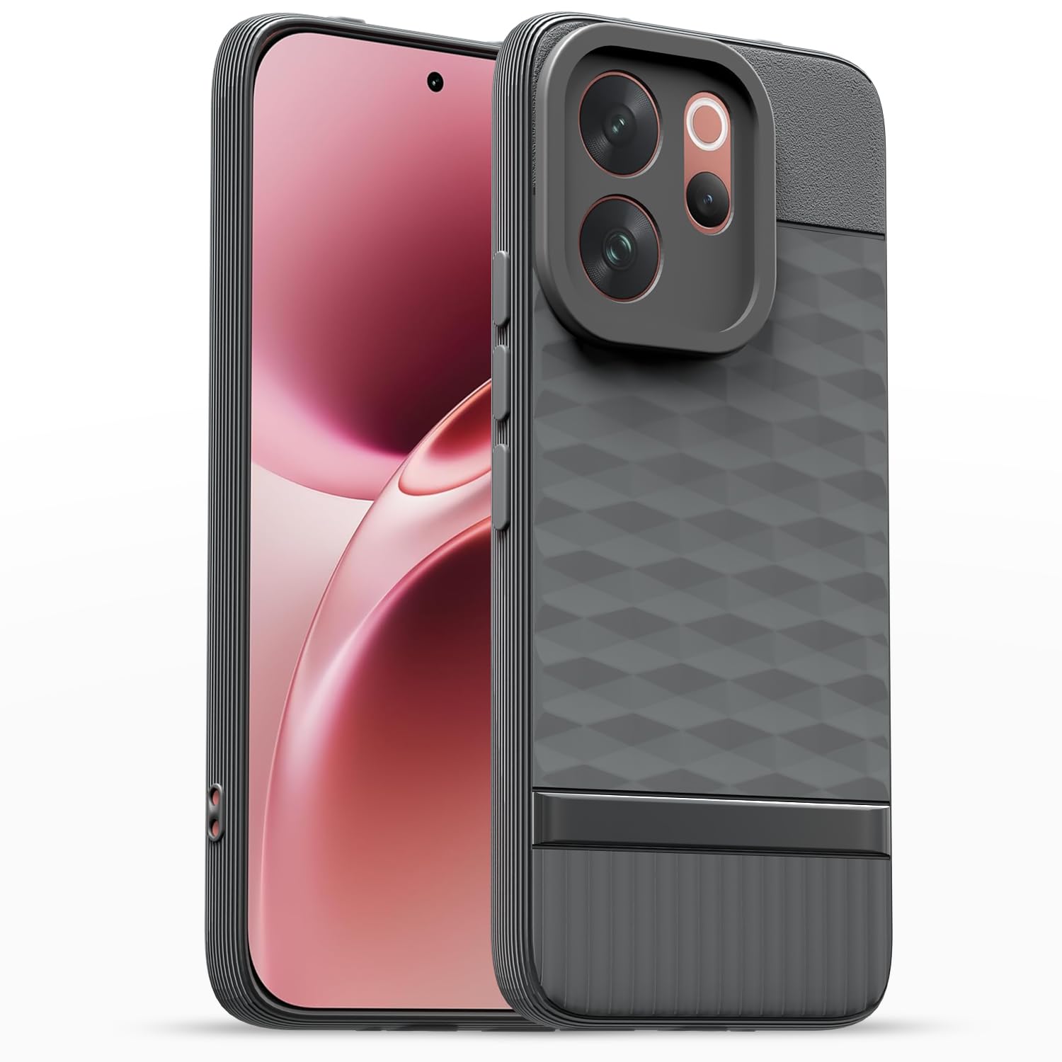 Vivo V70 5G mobile back cover in grey by Pikkme