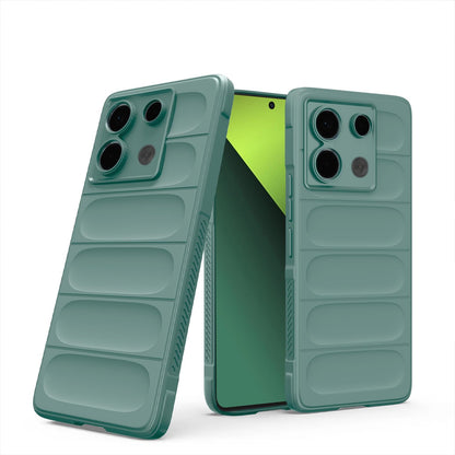 Pikkme Redmi Note 13 Pro 5G ZigZag Back Cover (Green)