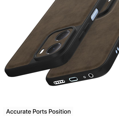 Coffee Leather back cover for Redmi 15A 5G – Pikkme – photo 4