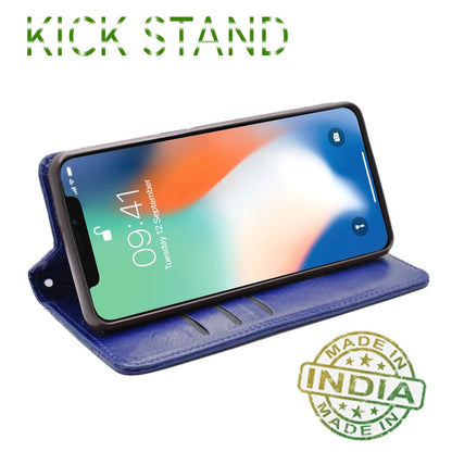 Magnetic Flip Cover (Blue) mobile flip cover in blue by Pikkme – photo 4