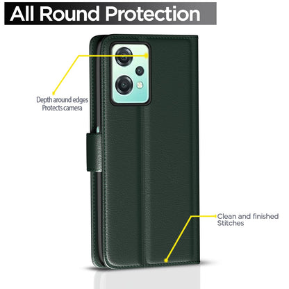 Pikkme OnePlus Nord CE 2 Lite 5G Wallet green flip case – photo 4