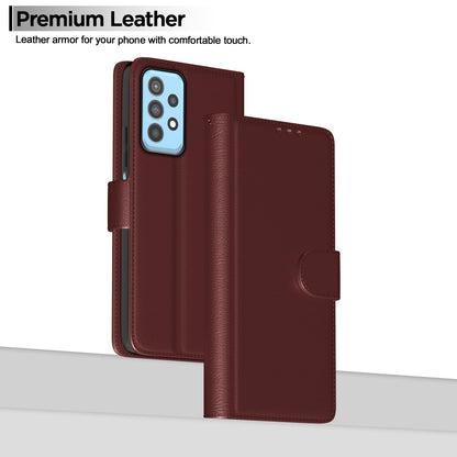 Brown Wallet mobile flip cover for Samsung A32 – Pikkme – photo 2