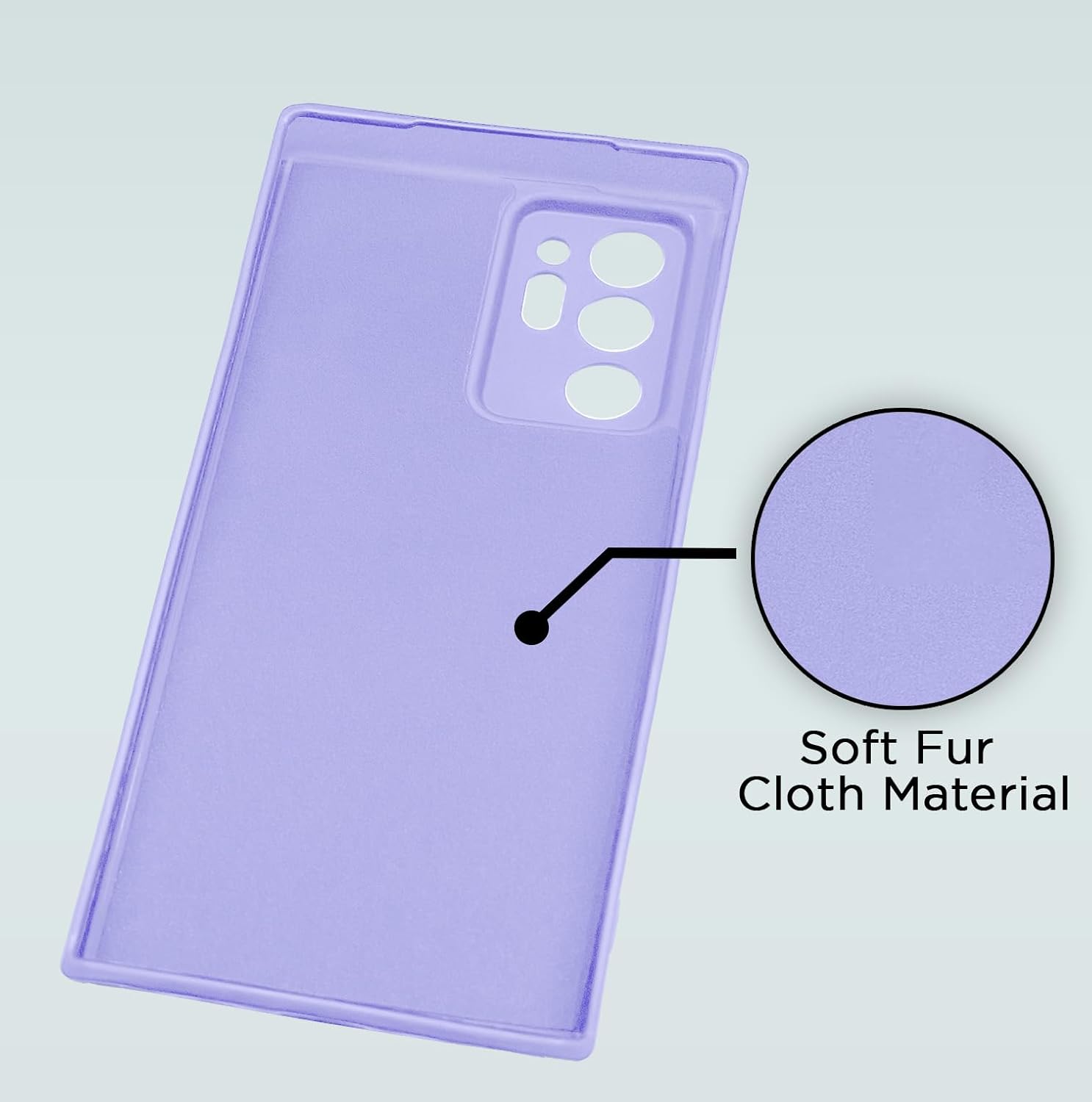 Pikkme Samsung Galaxy Note 20 Ultra 5G Liquid Silicone Back Cover | Purple