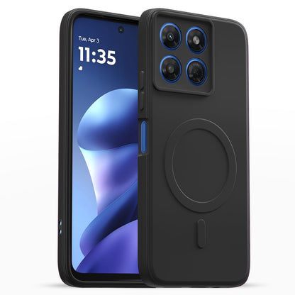 Pikkme black mobile back cover for Moto G37 5G