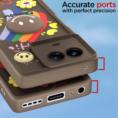 Pikkme brown phone cover for Realme 11/11X 5G/Narzo 60X 5G – photo 4