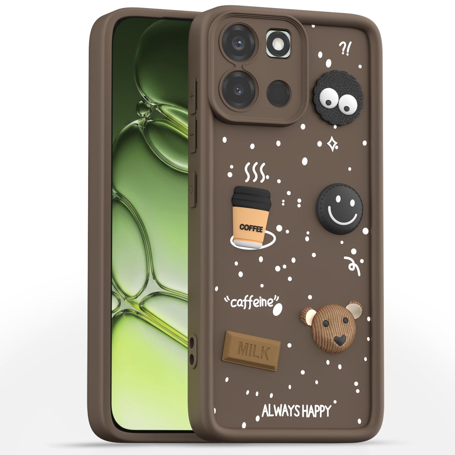 Pikkme OnePlus Nord 6 5G/3D brown mobile cover