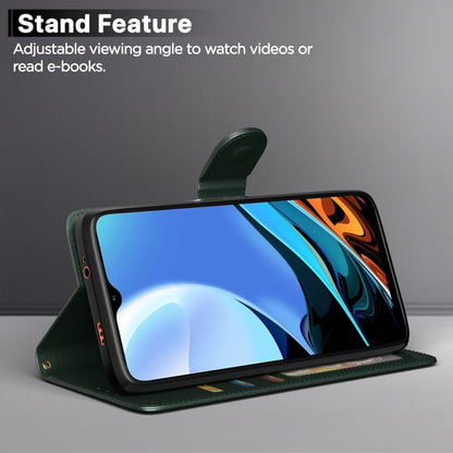 Green wallet flip cover for Redmi 9 Power/Poco M3 – Pikkme – photo 3