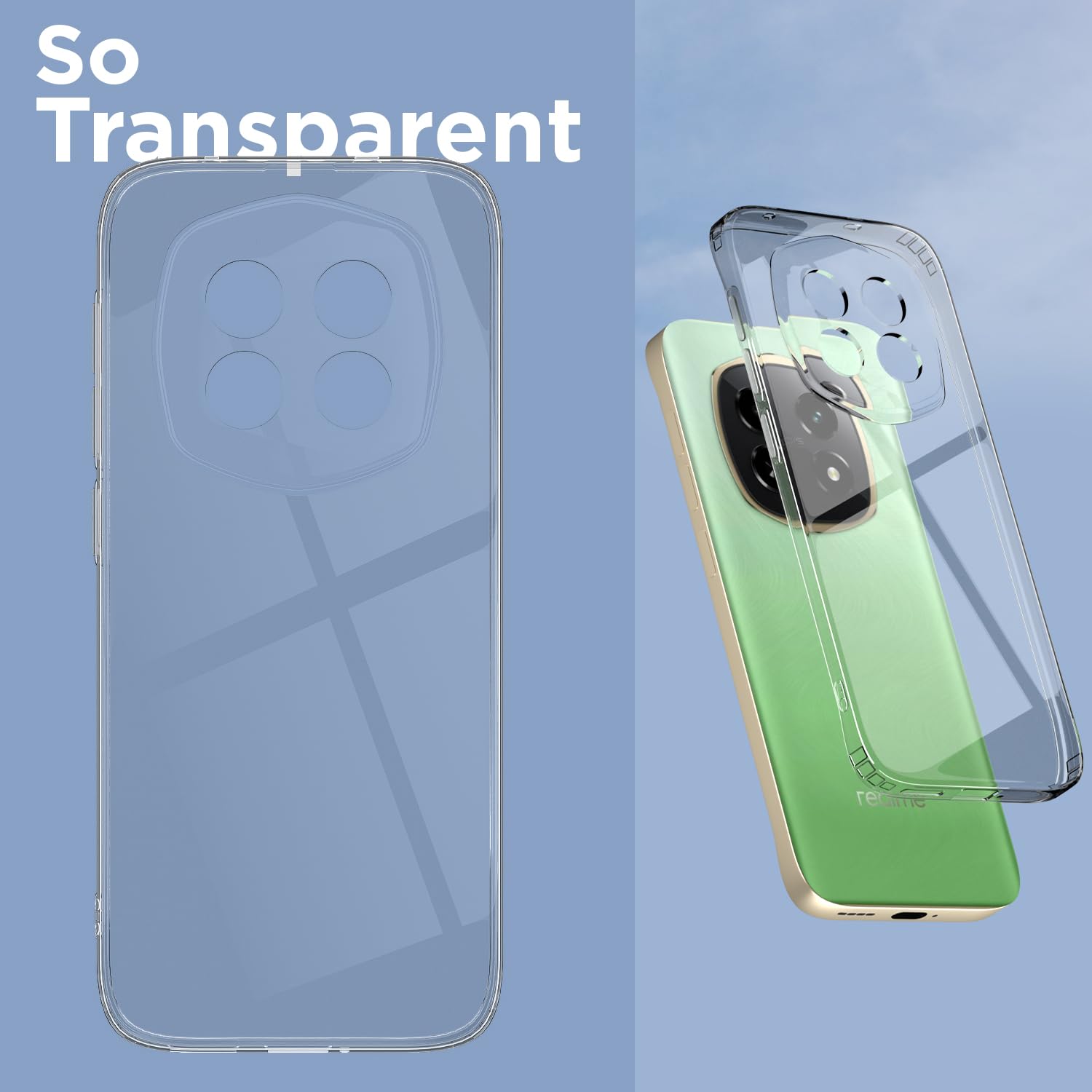 Transparent mobile back cover for Realme P2 Pro 5G – Pikkme – photo 2