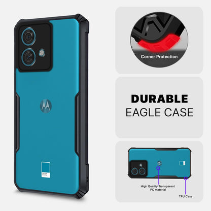 Pikkme Motorola Edge 40 Neo Eagle Back Cover (Black)