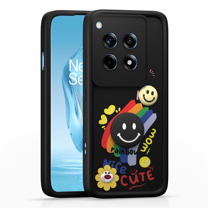 Black mobile cover for OnePlus 12R 5G – Pikkme