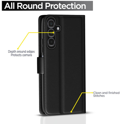 Black Wallet flip case for Samsung A35 5G – Pikkme – photo 4