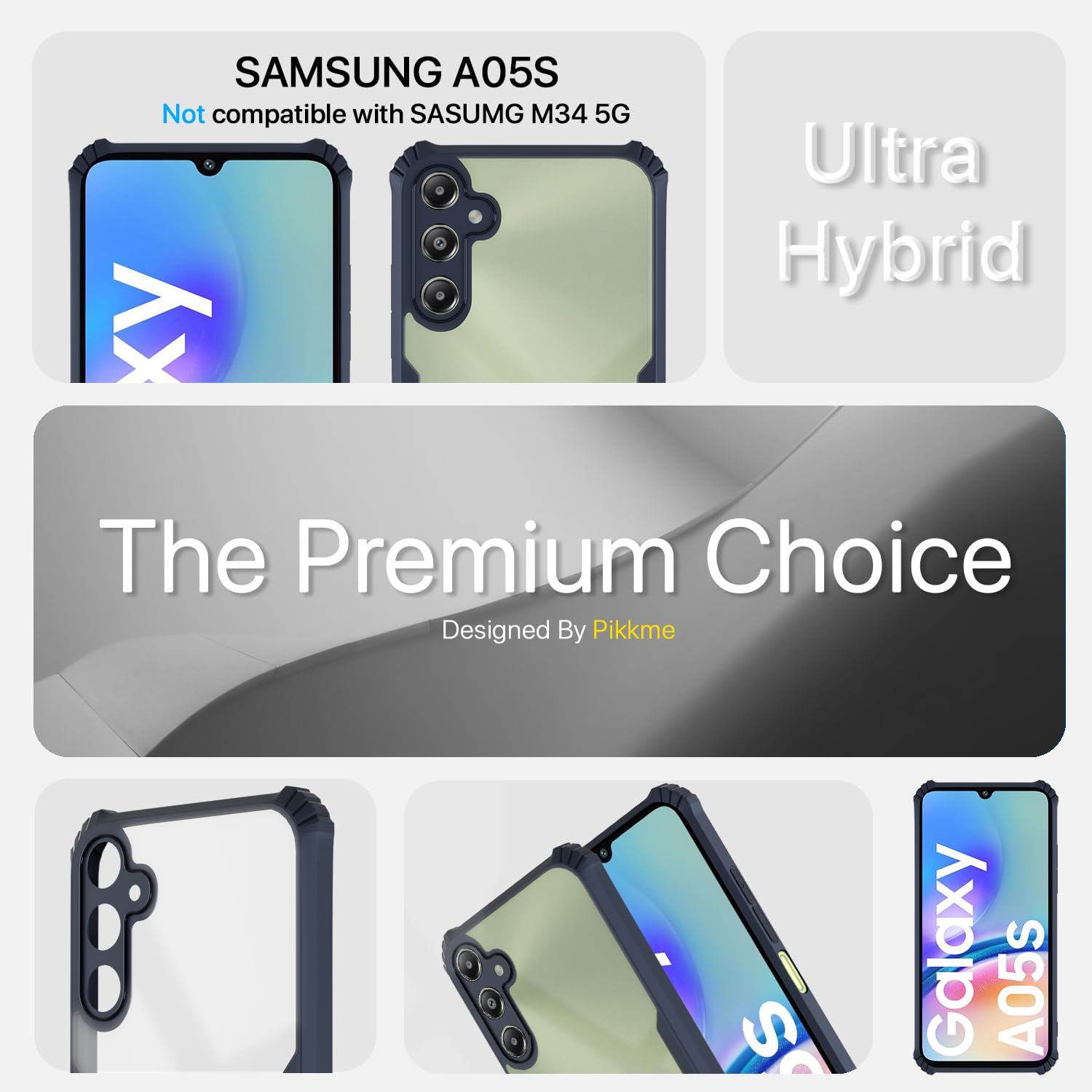 Pikkme Samsung A05s Clear blue mobile cover – photo 3