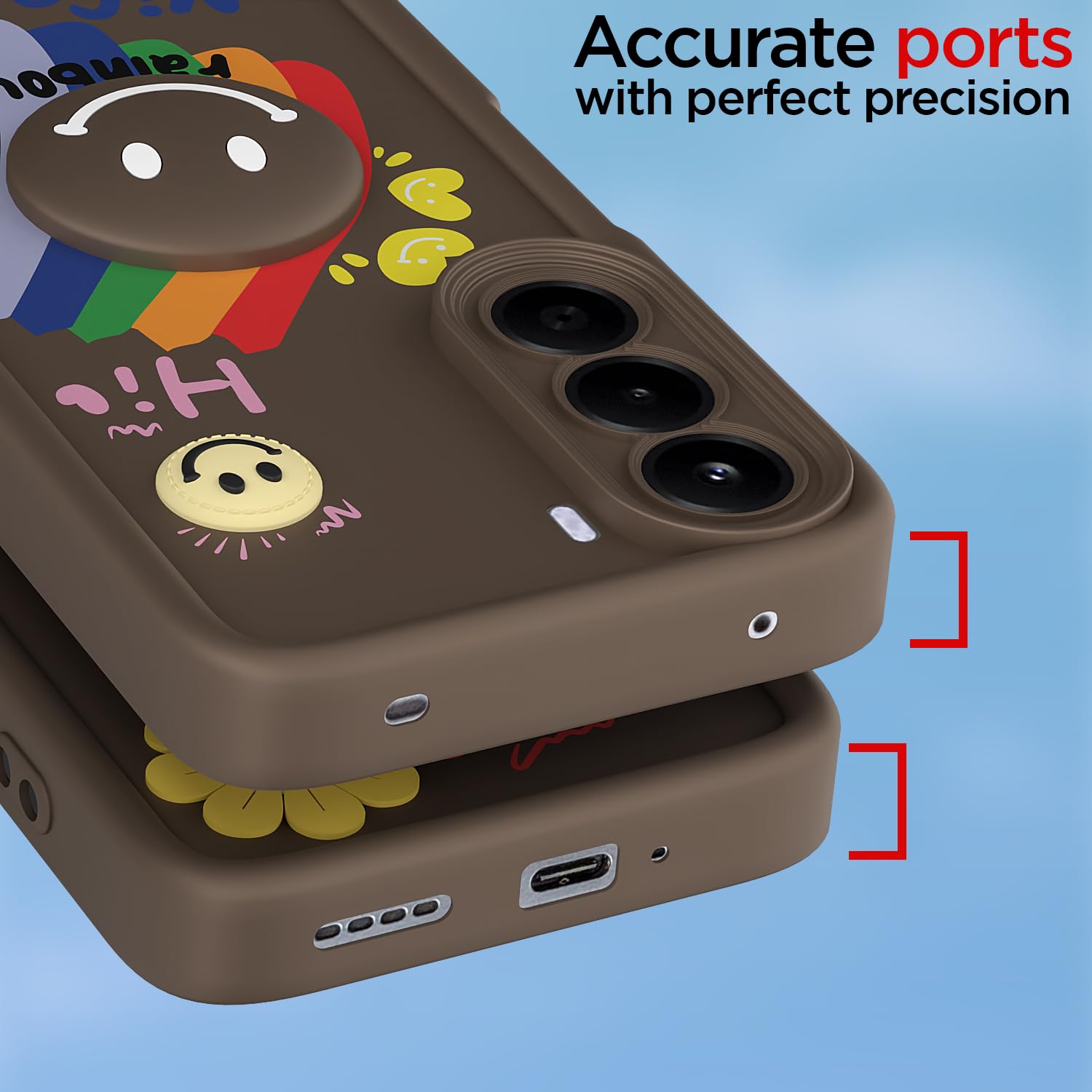 Pikkme OnePlus Nord CE 6 Lite 5G brown back cover – photo 4