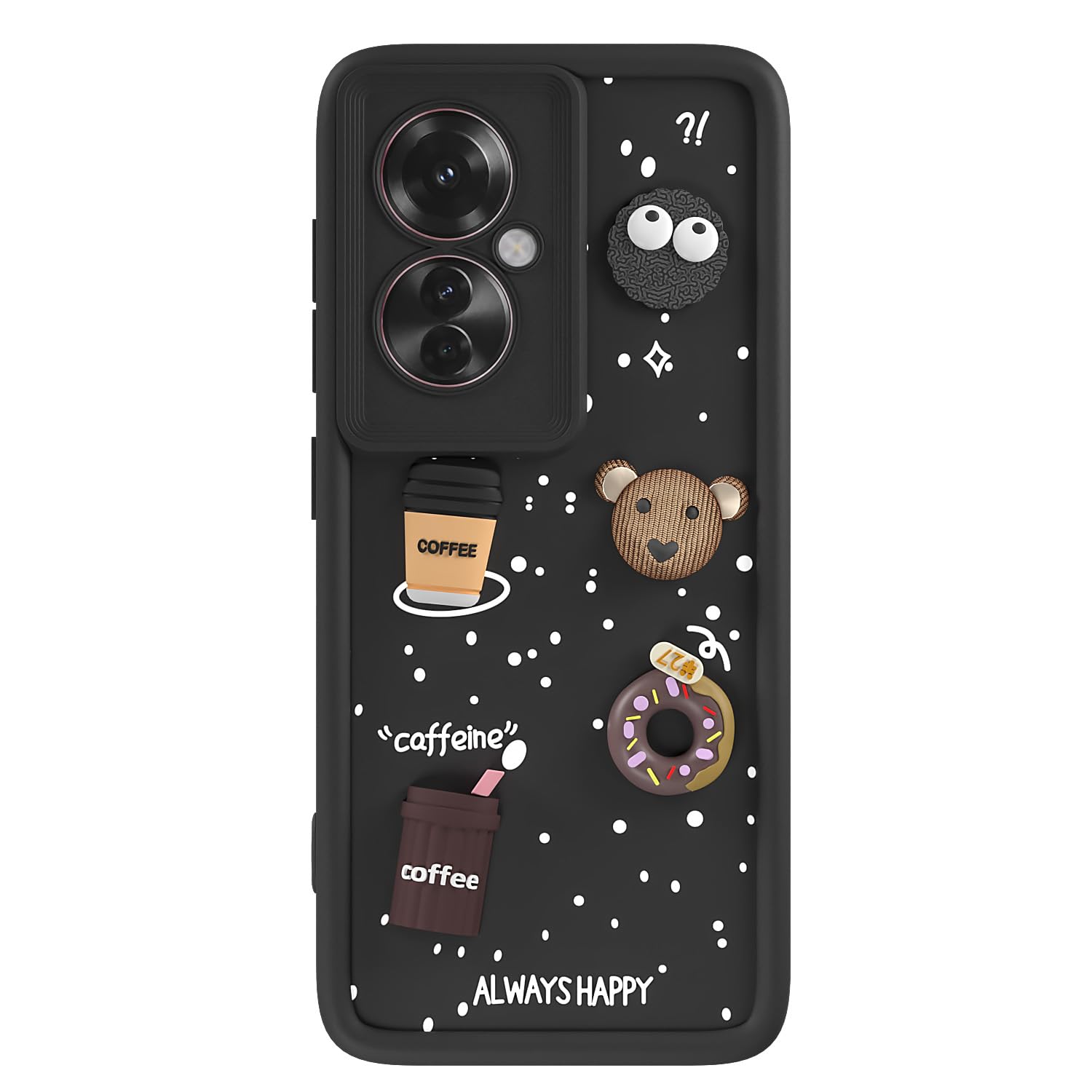 Pikkme Oppo F25 Pro 5G/3D black mobile back cover – photo 7