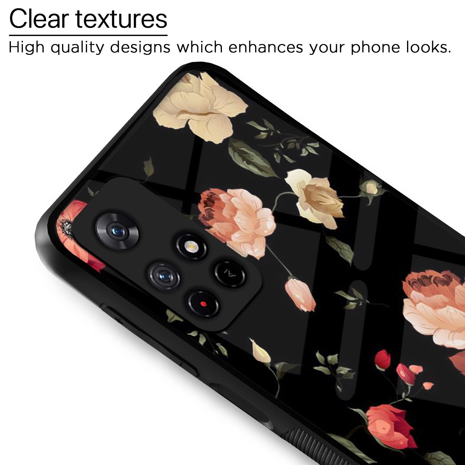 Pikkme Redmi Note 11T/Poco M4 Pro 5G Flower mobile back cover – photo 4