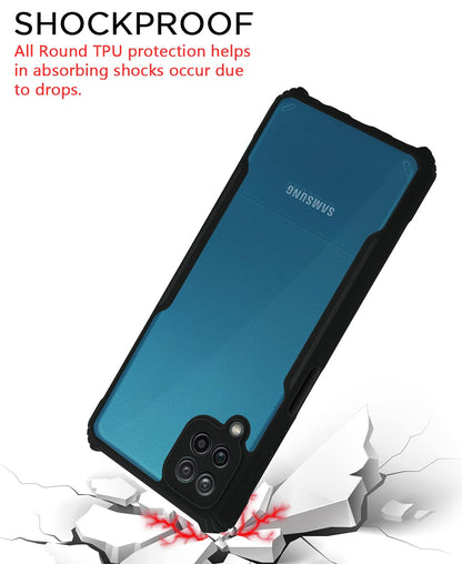 Samsung M12/A12/F12 Eagle mobile back cover in black by Pikkme – photo 2