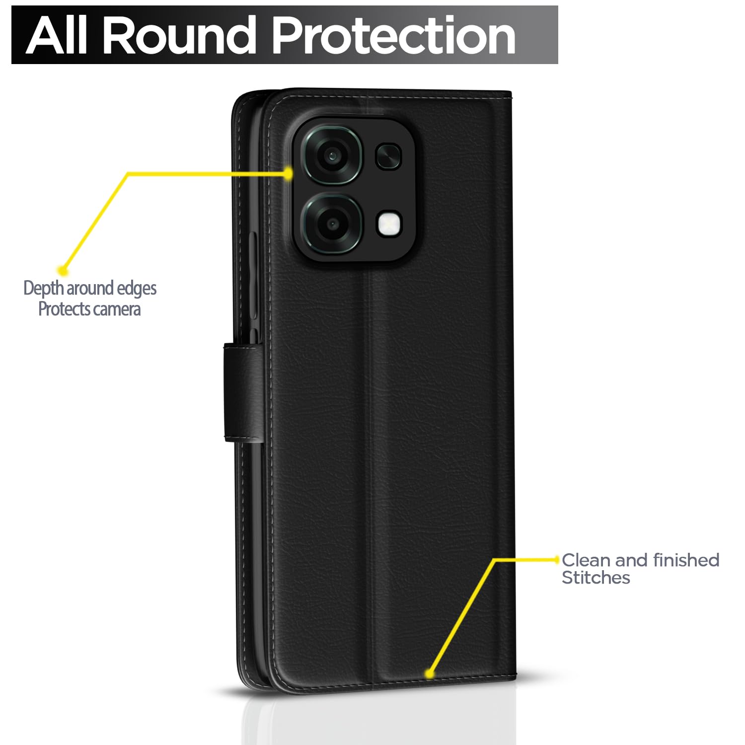 Pikkme black flip cover for Oppo F31/F33 5G – photo 4