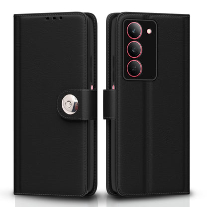 Realme Narzo 80x/P3x/14X 5G Button flip case in black by Pikkme