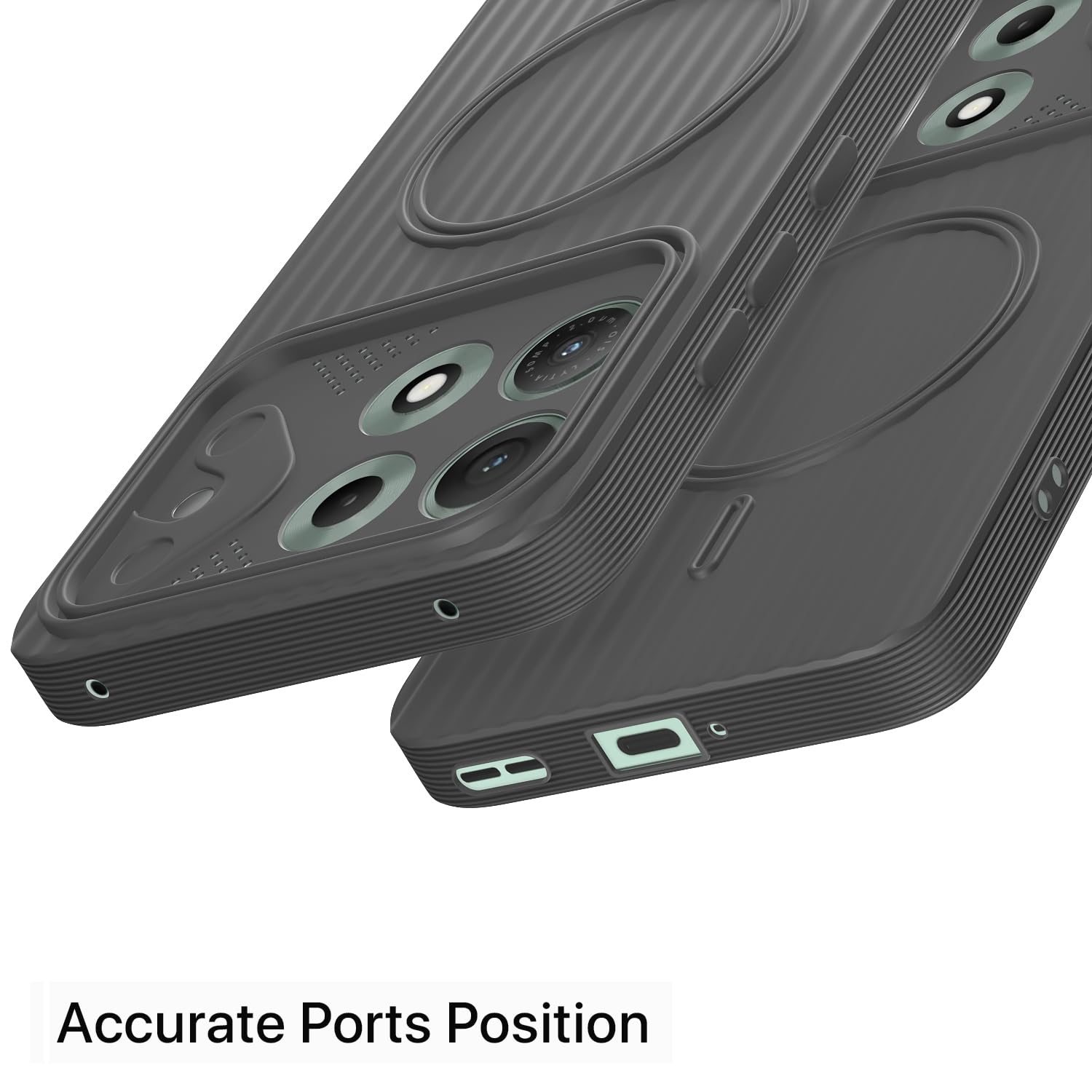 Pikkme grey mobile cover for Moto Edge 70 Max 5G – photo 4