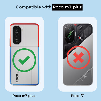 Poco M7 Plus 5G Clear back cover in transparent by Pikkme – photo 4
