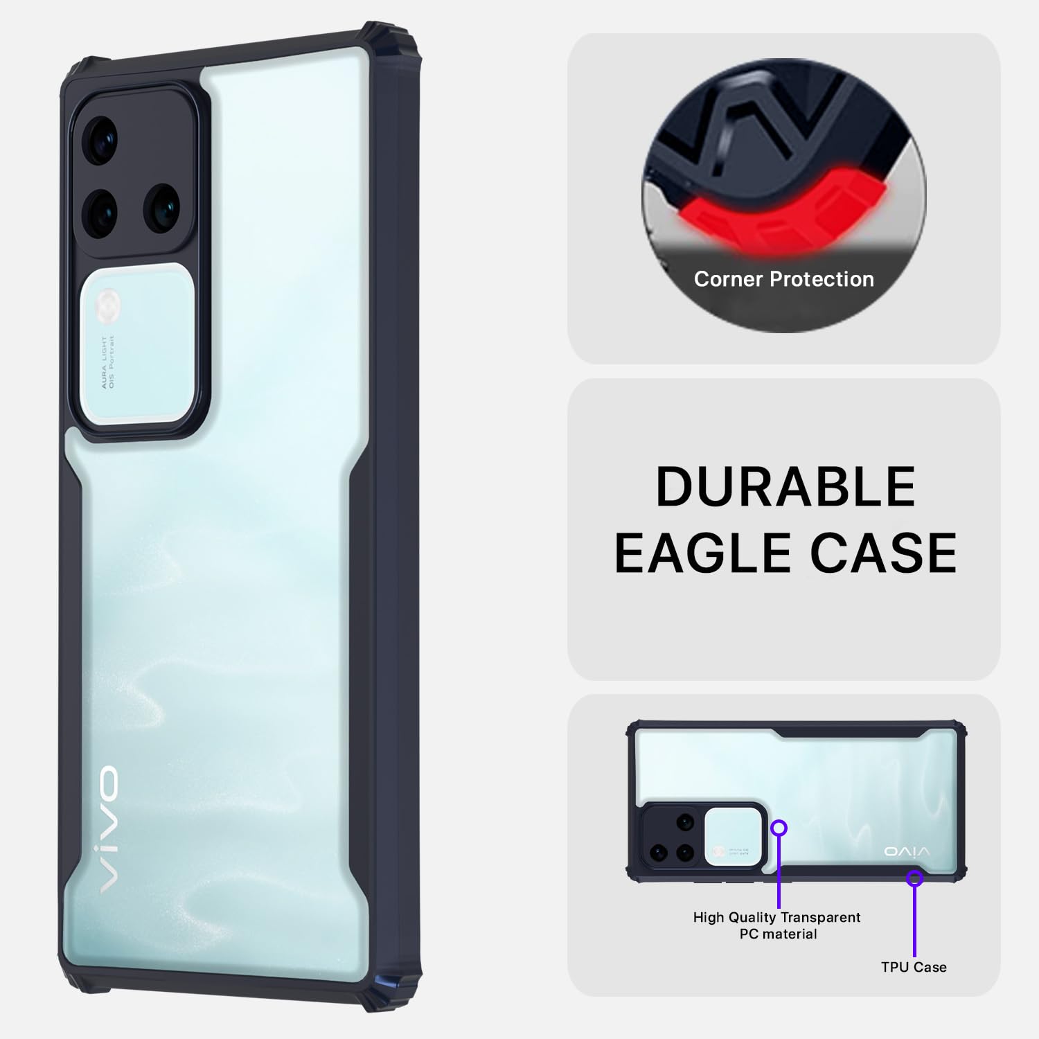 Pikkme Vivo V30 Pro 5G blue mobile cover – photo 5