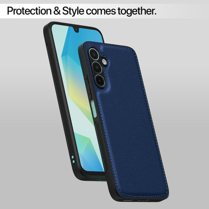 Pikkme Samsung Galaxy A16 5G Leatherback Back Case | Blue