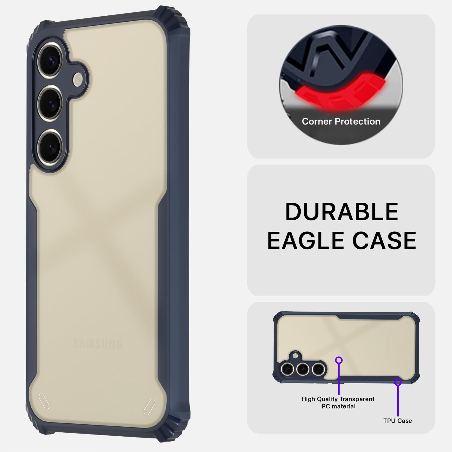 Blue Clear mobile cover for Samsung A55 5G – Pikkme – photo 5
