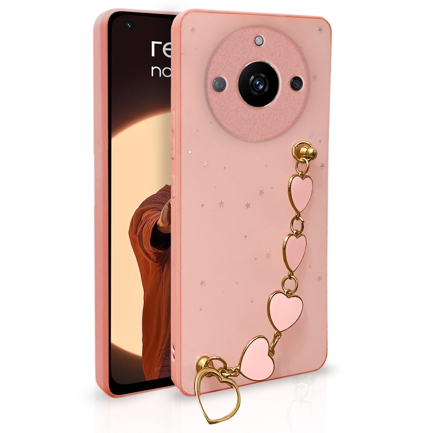 Pink Chain phone cover for Realme Narzo 60 5G – Pikkme