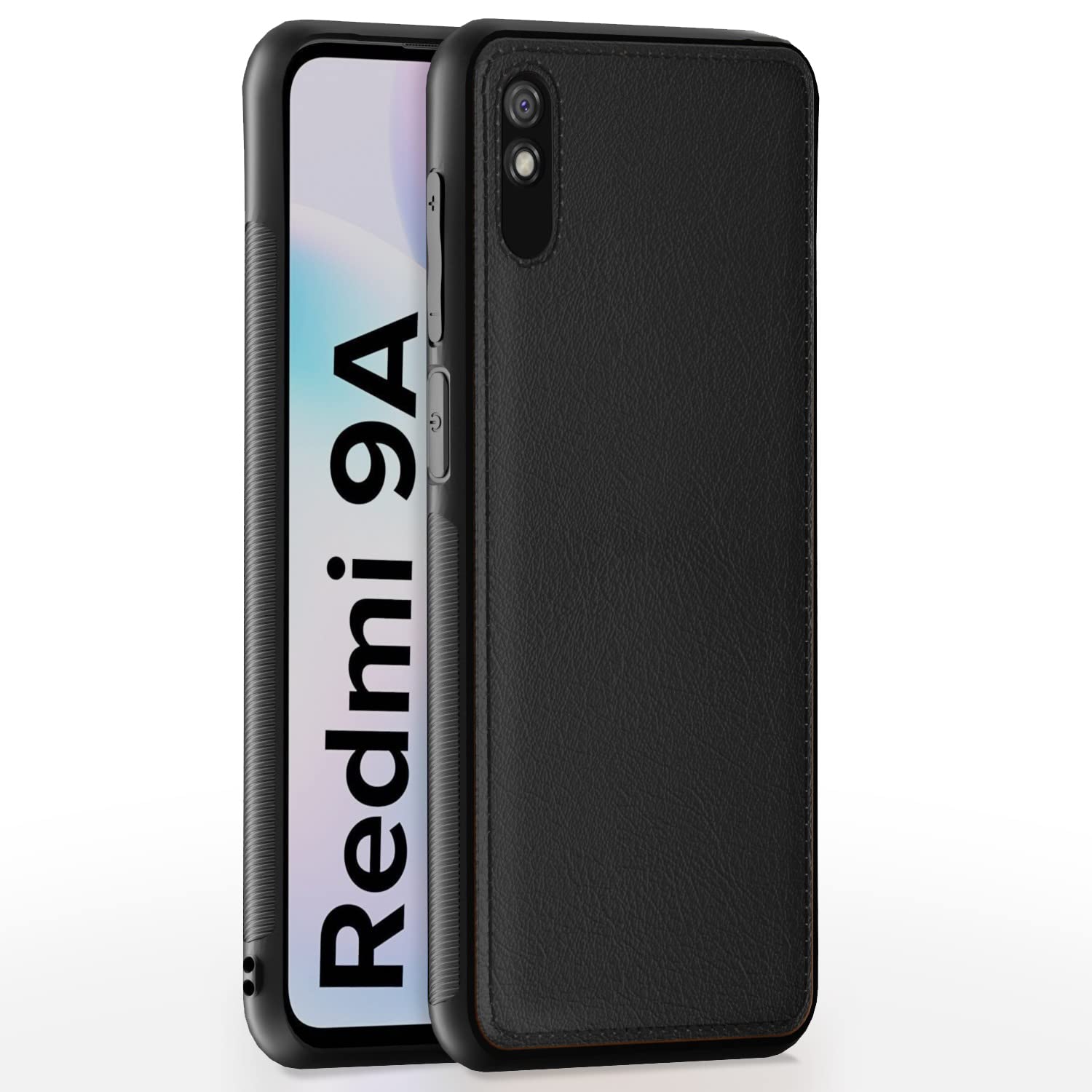 Redmi 9A/9i/9A Sport mobile back cover in black by Pikkme