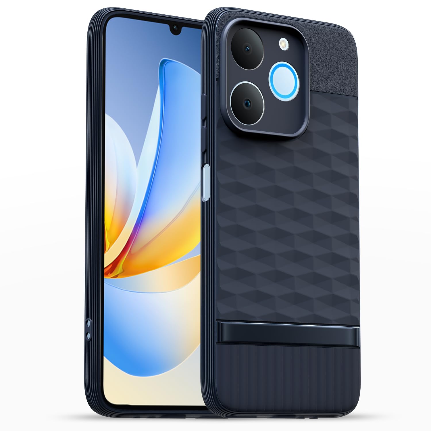 Pikkme Realme P4 Lite 4G Silicone blue phone cover