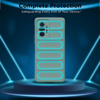 Redmi Note 10 Pro 4G/10 Pro Max Liquid Silicone mobile cover in green by Pikkme – photo 2