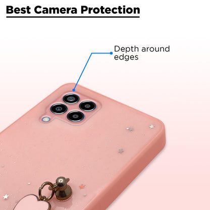 Pikkme Samsung M32 4G/M32 Prime/F22 4G Chain pink phone cover – photo 2