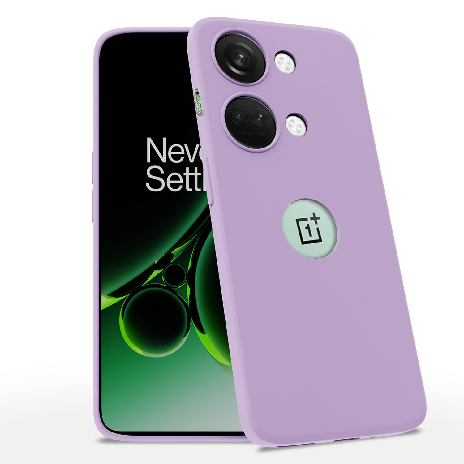 Pikkme OnePlus Nord 3 5G Soft Silicone light purple back cover